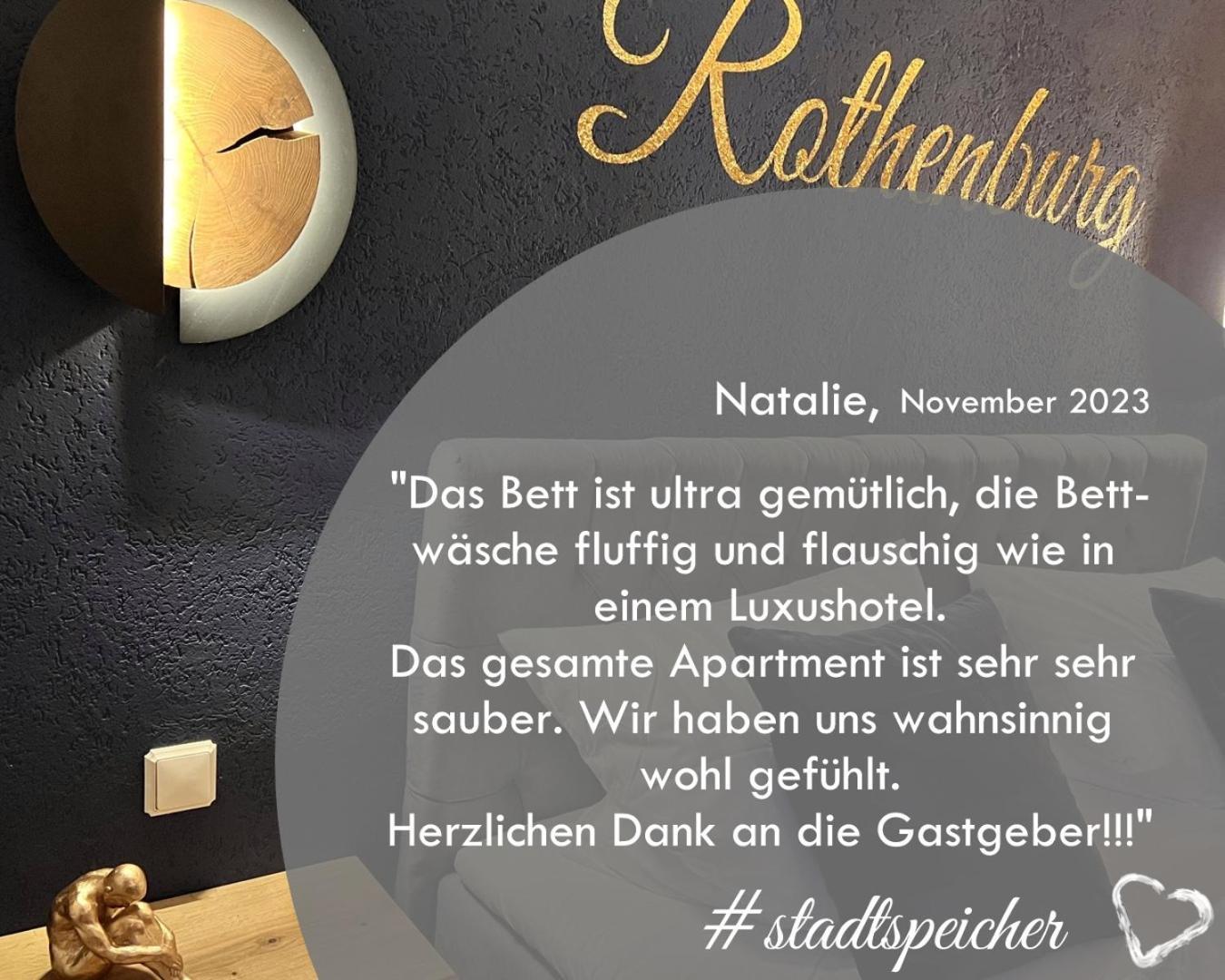 #Stadtspeicher - Blauer Stern Das Apartment Mitten In Der Altstadt Rothenburg ob der Tauber Kültér fotó