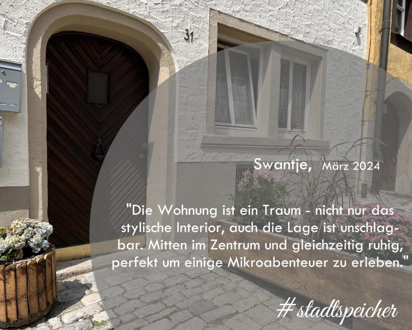 #Stadtspeicher - Blauer Stern Das Apartment Mitten In Der Altstadt Rothenburg ob der Tauber Kültér fotó